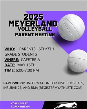 Volleyball Parent Meeting